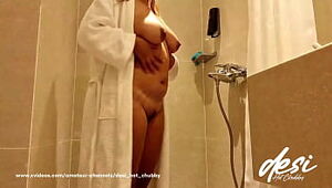 Hot Chubby Horny Indian Bhabhi Payal in Bathroom